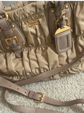 Prada tessuto gaufre satchel bag
